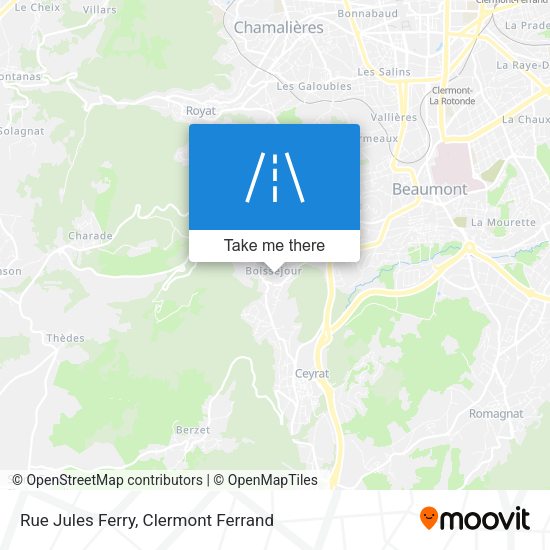 Rue Jules Ferry map