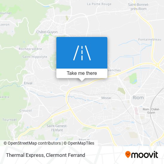 Thermal Express map