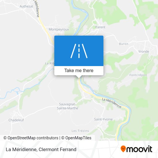La Méridienne map