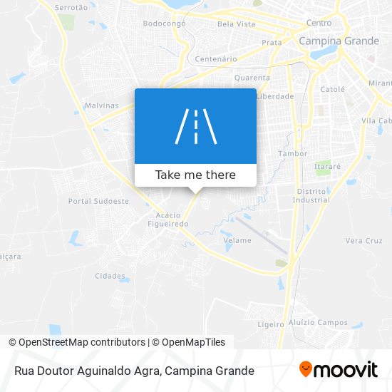 Mapa Rua Doutor Aguinaldo Agra