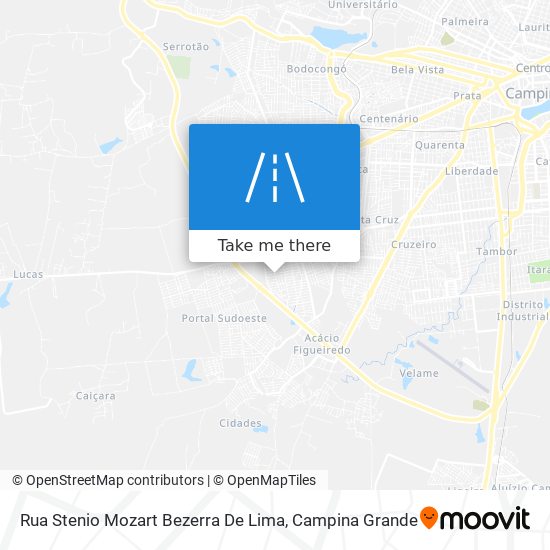 Rua Stenio Mozart Bezerra De Lima map