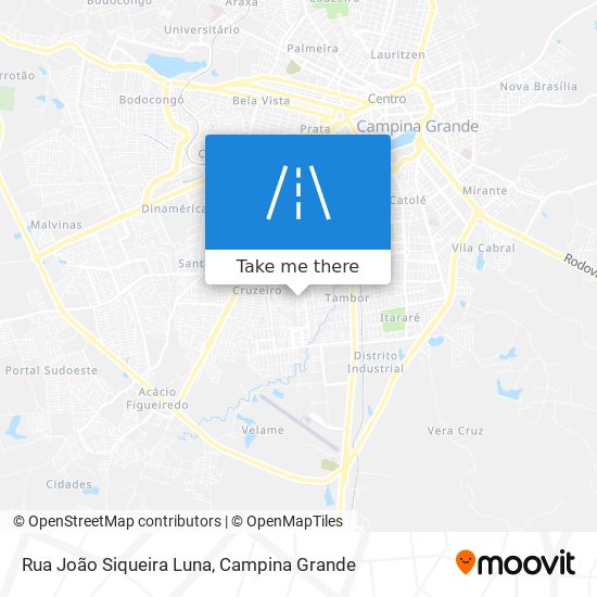 Rua João Siqueira Luna map