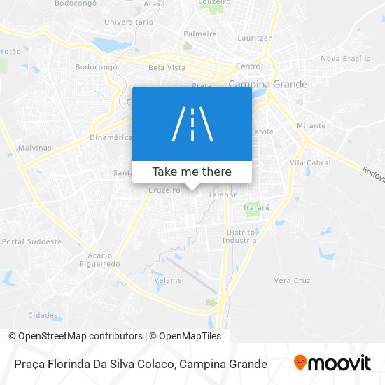 Mapa Praça Florinda Da Silva Colaco