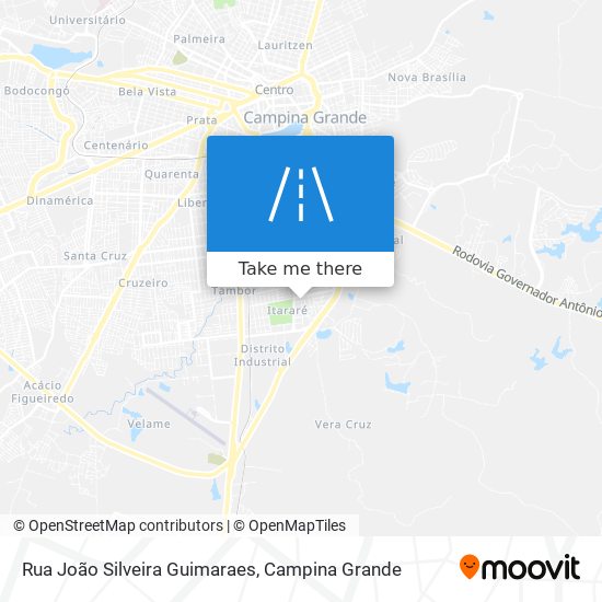 Mapa Rua João Silveira Guimaraes