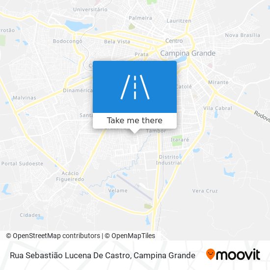 Mapa Rua Sebastião Lucena De Castro