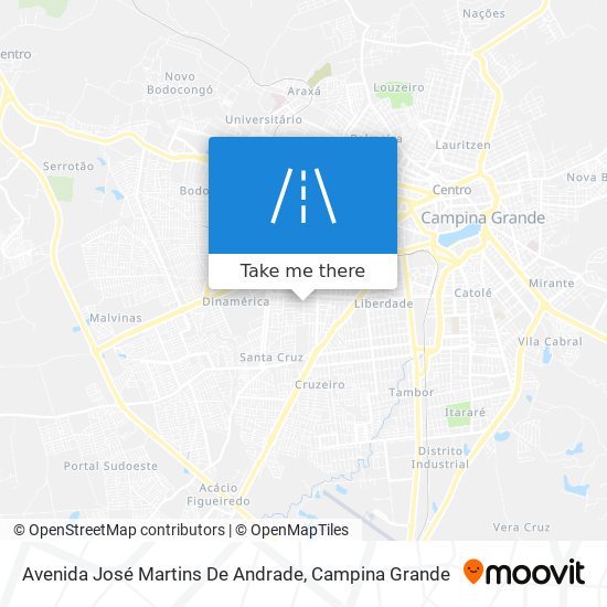 Mapa Avenida José Martins De Andrade