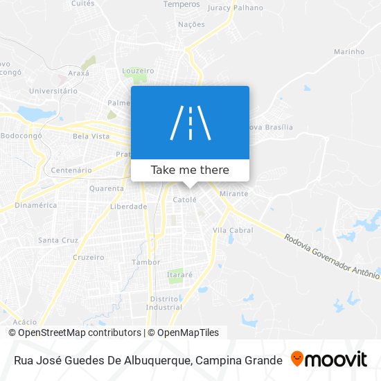 Mapa Rua José Guedes De Albuquerque