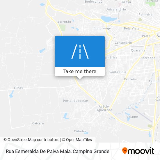 Rua Esmeralda De Paiva Maia map