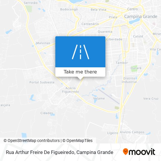 Mapa Rua Arthur Freire De Figueiredo