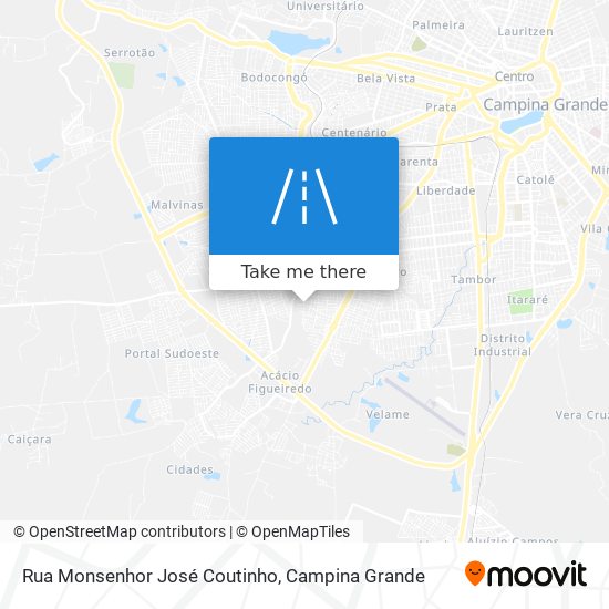 Rua Monsenhor José Coutinho map