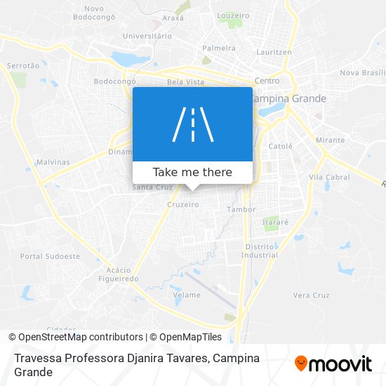 Travessa Professora Djanira Tavares map