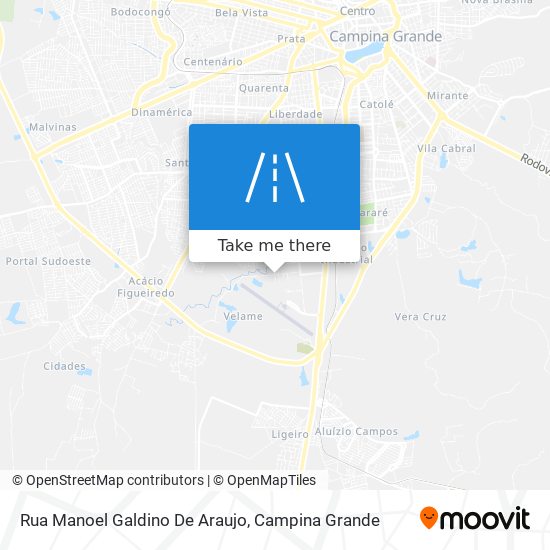 Mapa Rua Manoel Galdino De Araujo