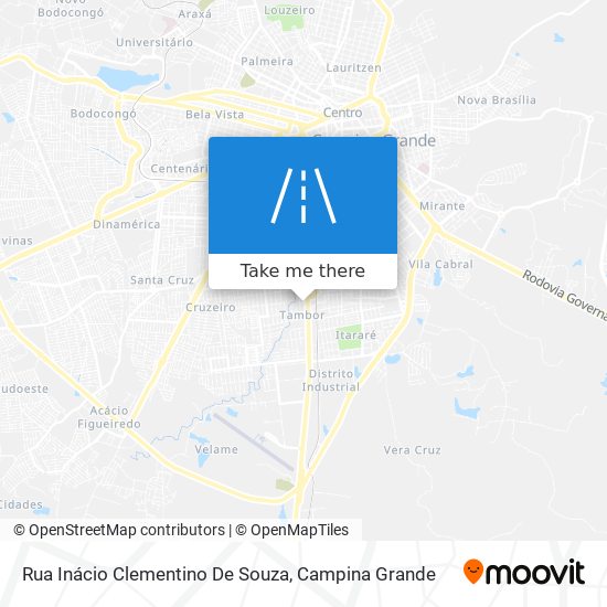 Rua Inácio Clementino De Souza map