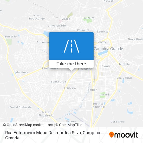 Rua Enfermeira Maria De Lourdes Silva map
