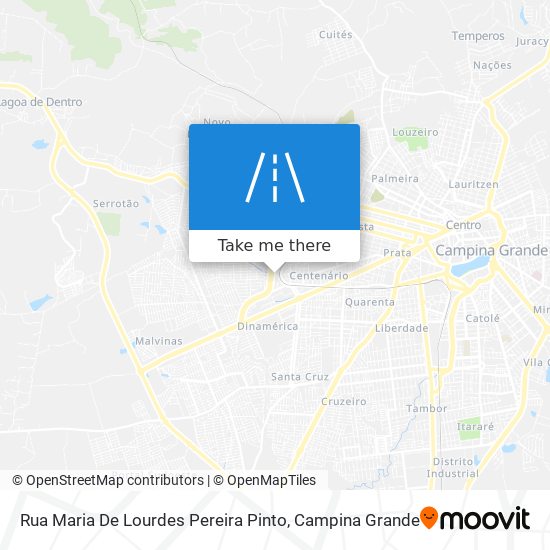Mapa Rua Maria De Lourdes Pereira Pinto
