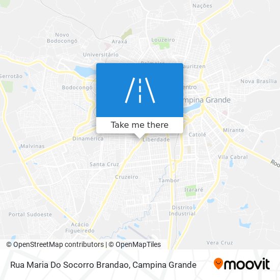 Mapa Rua Maria Do Socorro Brandao