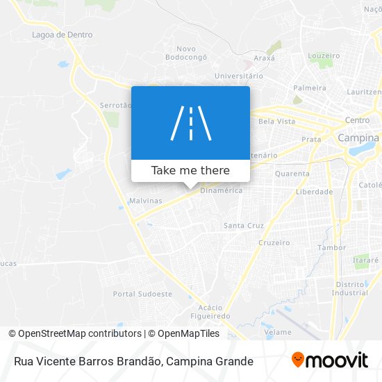 Rua Vicente Barros Brandão map