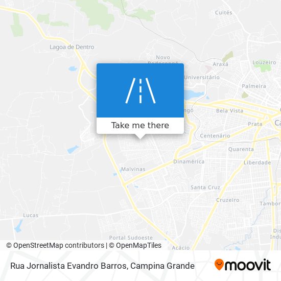 Rua Jornalista Evandro Barros map