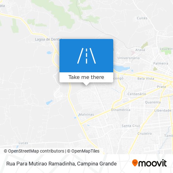 Mapa Rua Para Mutirao Ramadinha