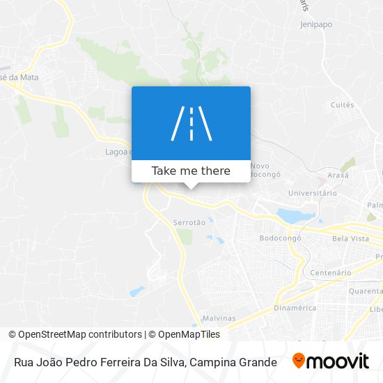 Mapa Rua João Pedro Ferreira Da Silva