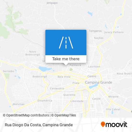 Mapa Rua Diogo Da Costa