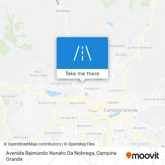 Mapa Avenida Raimundo Nonato Da Nobrega