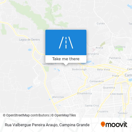 Rua Valbergue Pereira Araujo map