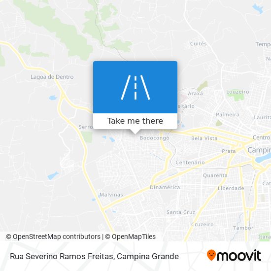 Rua Severino Ramos Freitas map