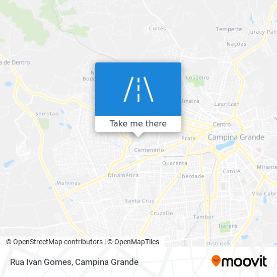 Mapa Rua Ivan Gomes