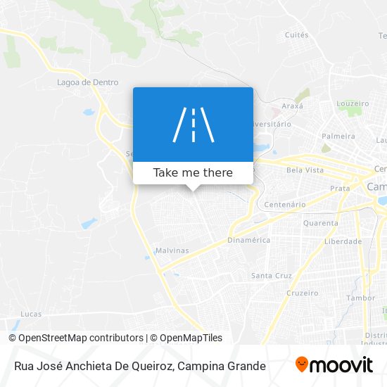 Mapa Rua José Anchieta De Queiroz