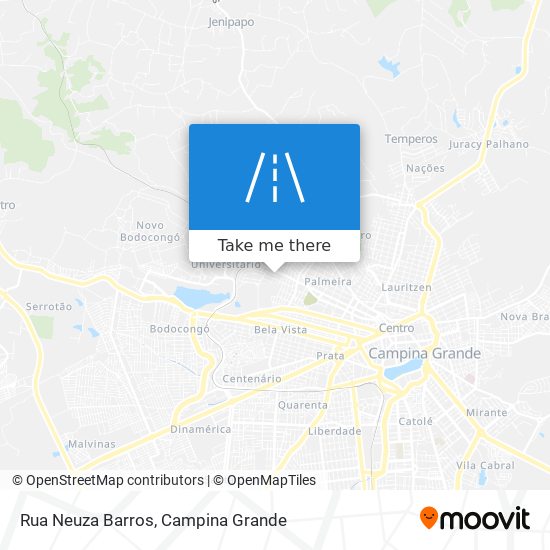 Mapa Rua Neuza Barros