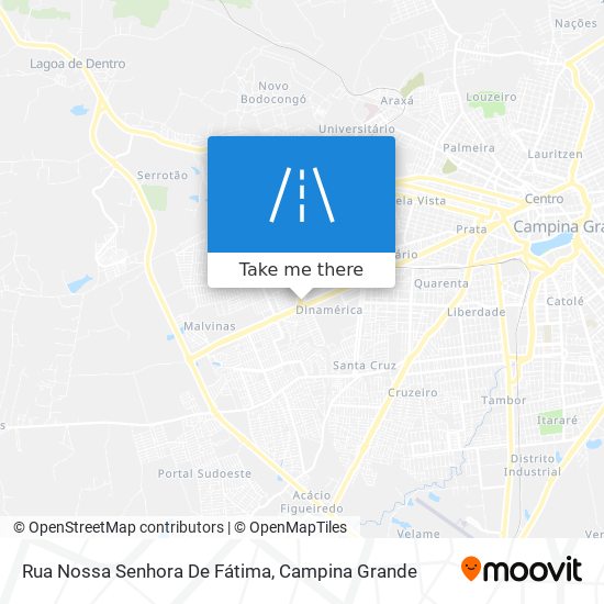 Mapa Rua Nossa Senhora De Fátima