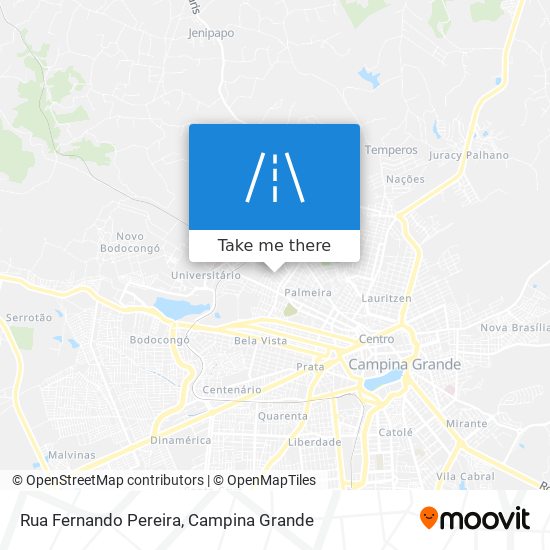 Mapa Rua Fernando Pereira