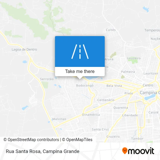 Rua Santa Rosa map