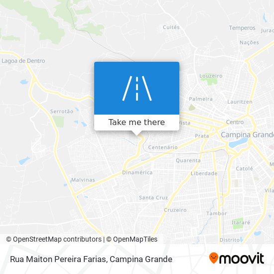 Mapa Rua Maiton Pereira Farias