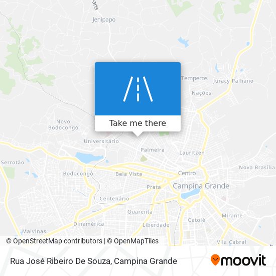 Mapa Rua José Ribeiro De Souza
