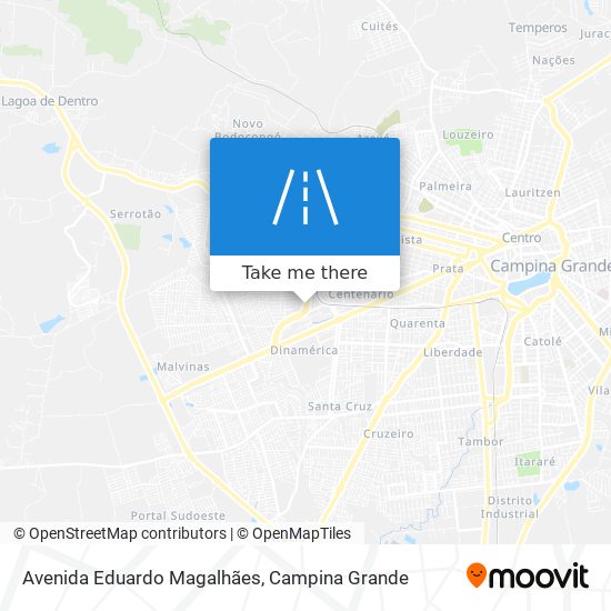 Mapa Avenida Eduardo Magalhães