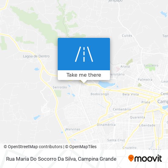 Mapa Rua Maria Do Socorro Da Silva
