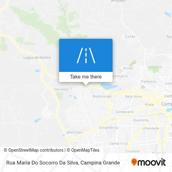 Rua Maria Do Socorro Da Silva map