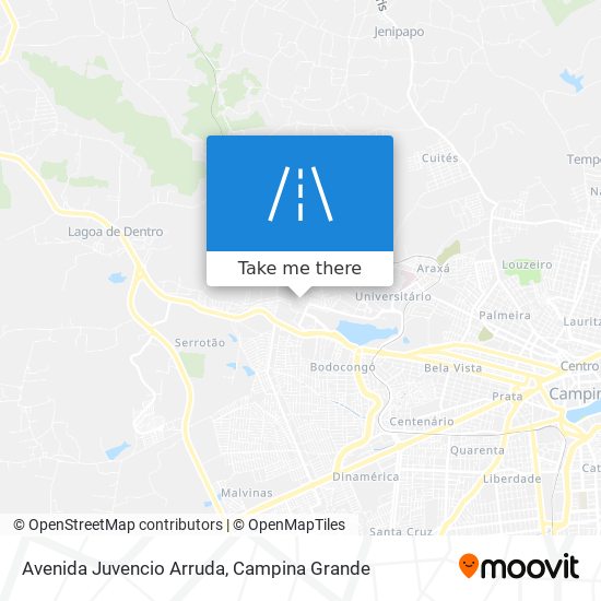 Mapa Avenida Juvencio Arruda