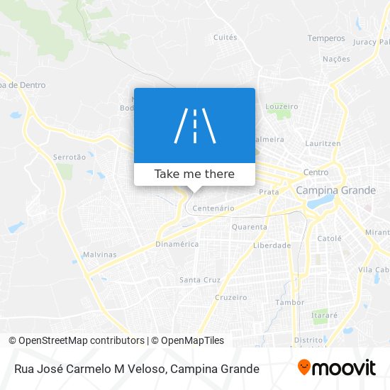 Rua José Carmelo M Veloso map