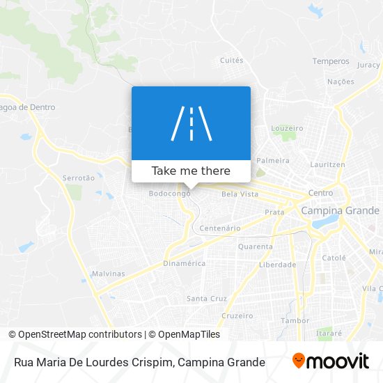 Rua Maria De Lourdes Crispim map