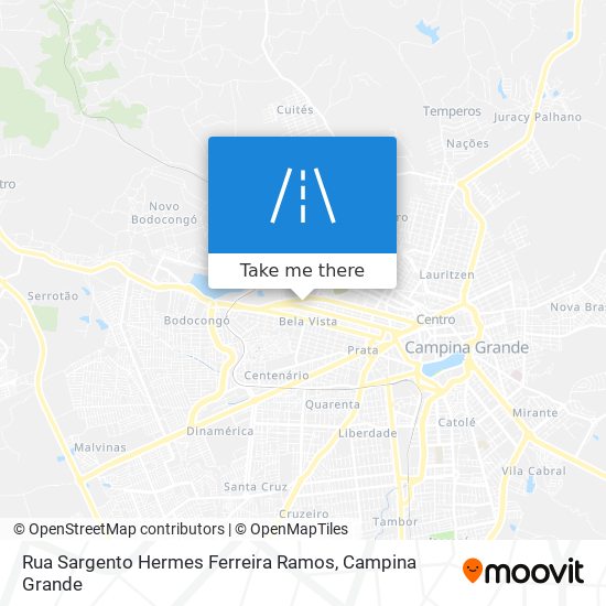 Mapa Rua Sargento Hermes Ferreira Ramos