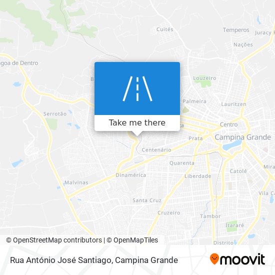 Rua António José Santiago map