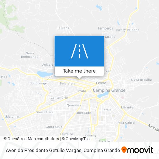 Avenida Presidente Getúlio Vargas map