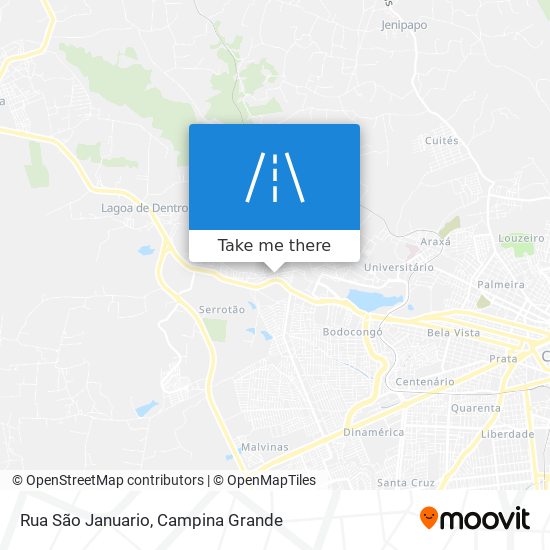 Mapa Rua São Januario