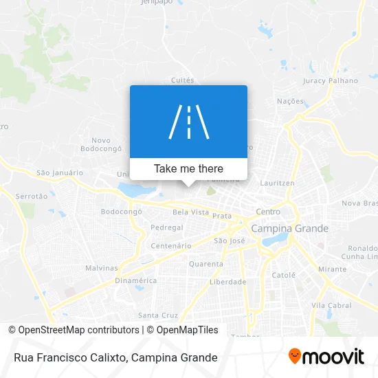 Rua Francisco Calixto map