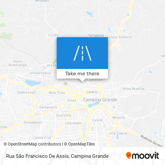 Rua São Francisco De Assis map