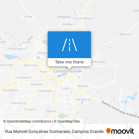 Mapa Rua Manoel Gonçalves Guimaraes