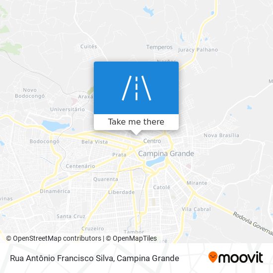 Rua Antônio Francisco Silva map